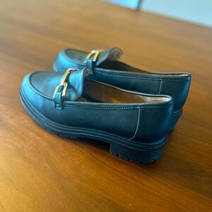 NWT Rachel Zoe Lug Sole Loafer Size 8 Black